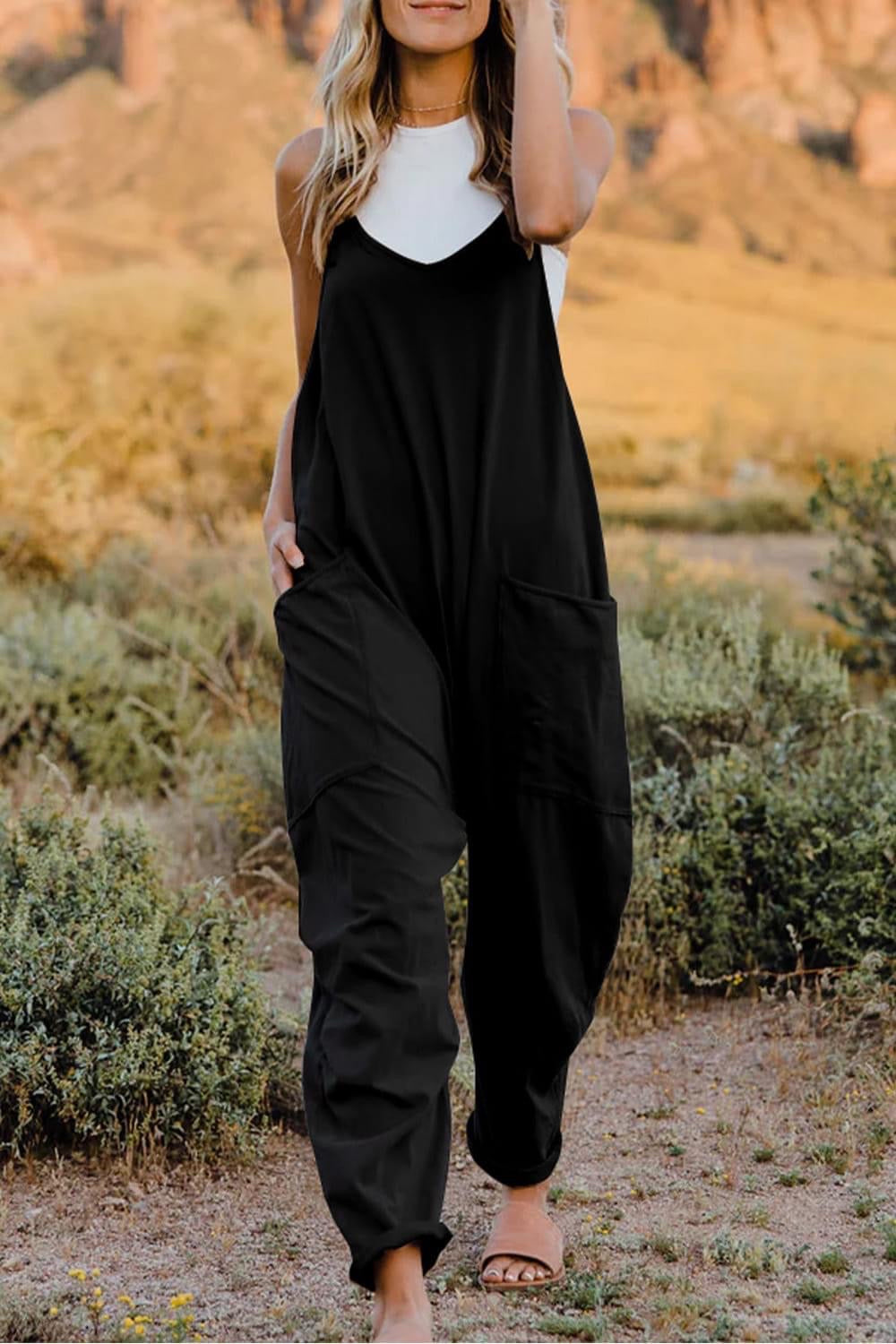 Wide Leg Overalls