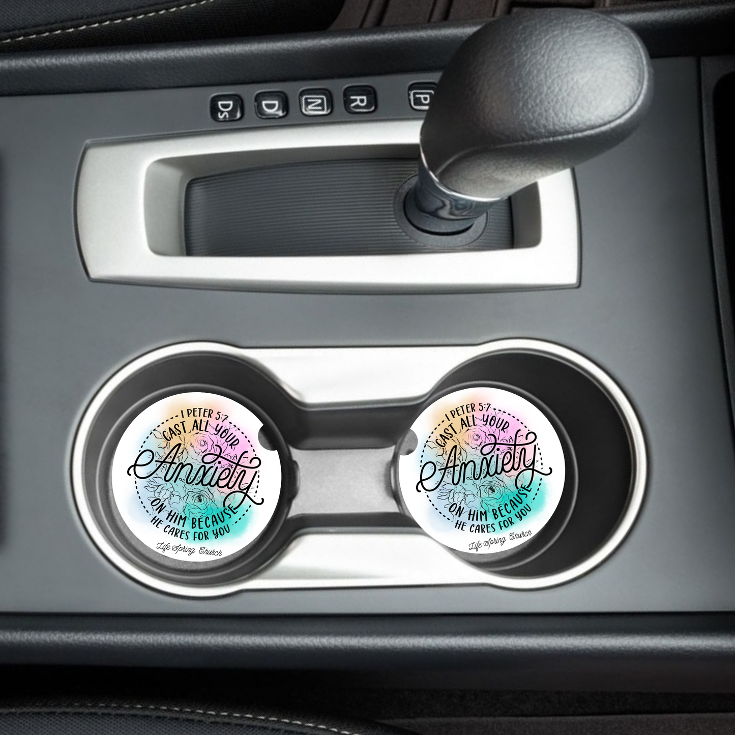 Life Spring Car Coasters (Multiple Designs)