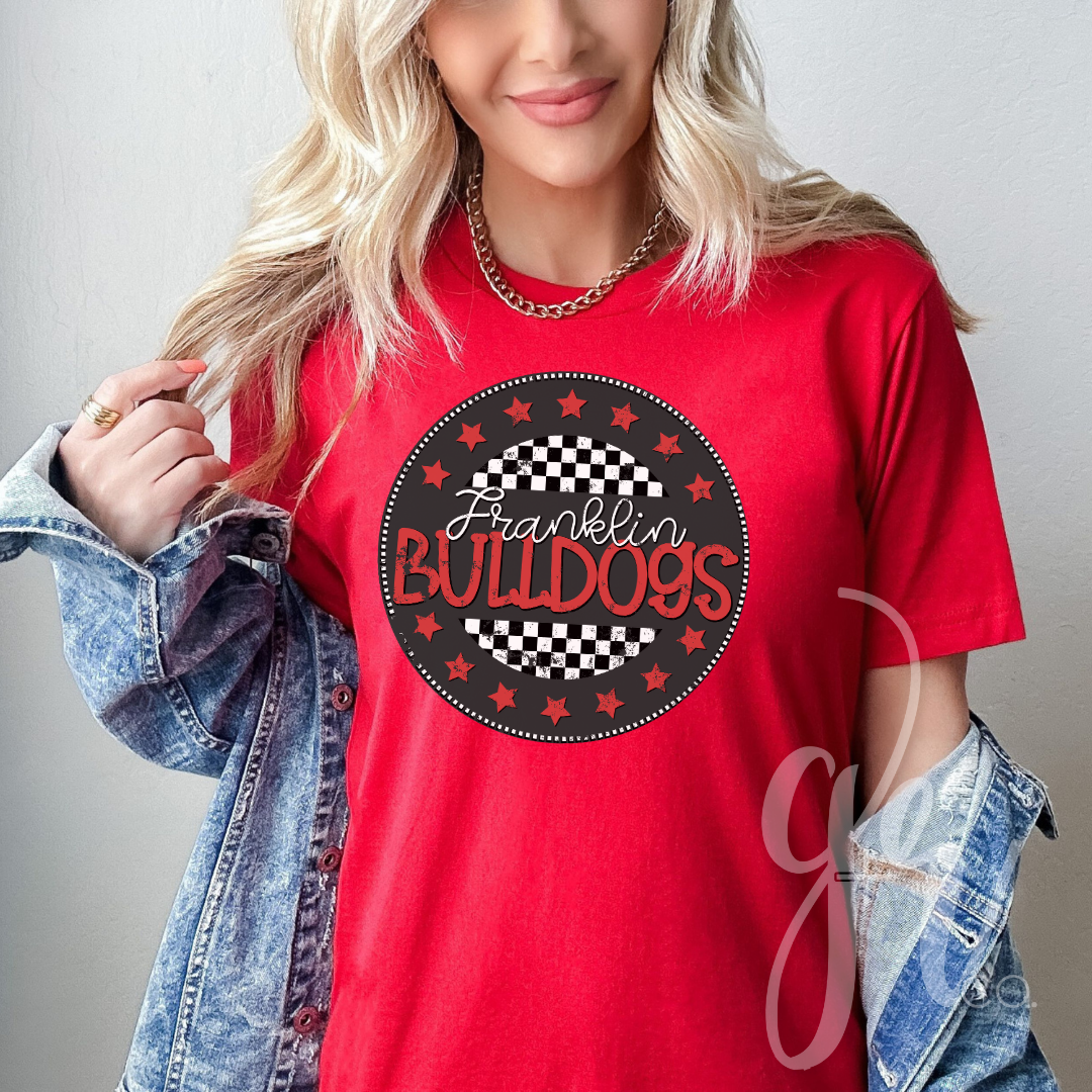 Sample School Spirit Checkered School Mascots