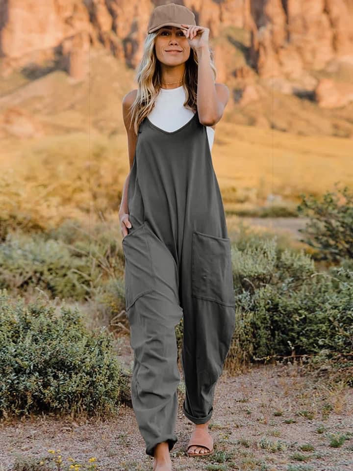 Wide Leg Overalls