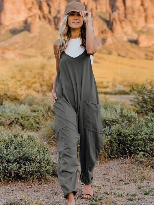 Wide Leg Overalls