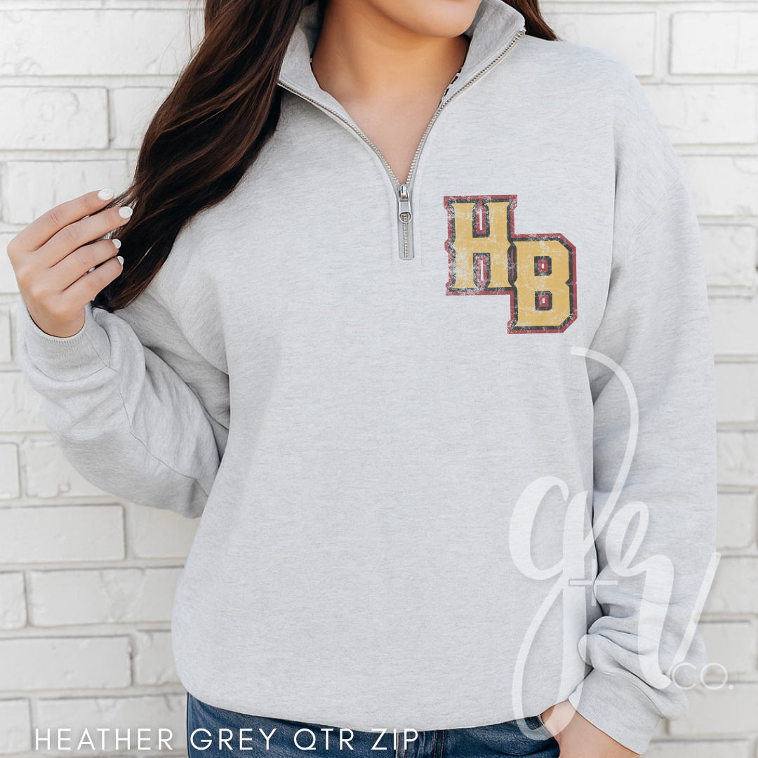 HB Fleece Qtr Zip (Adult Only)