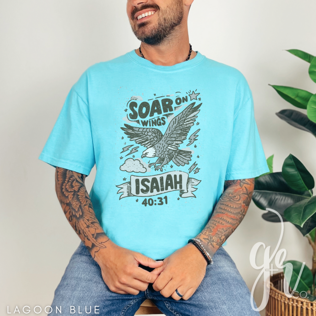 Soar On Wings - Black+White