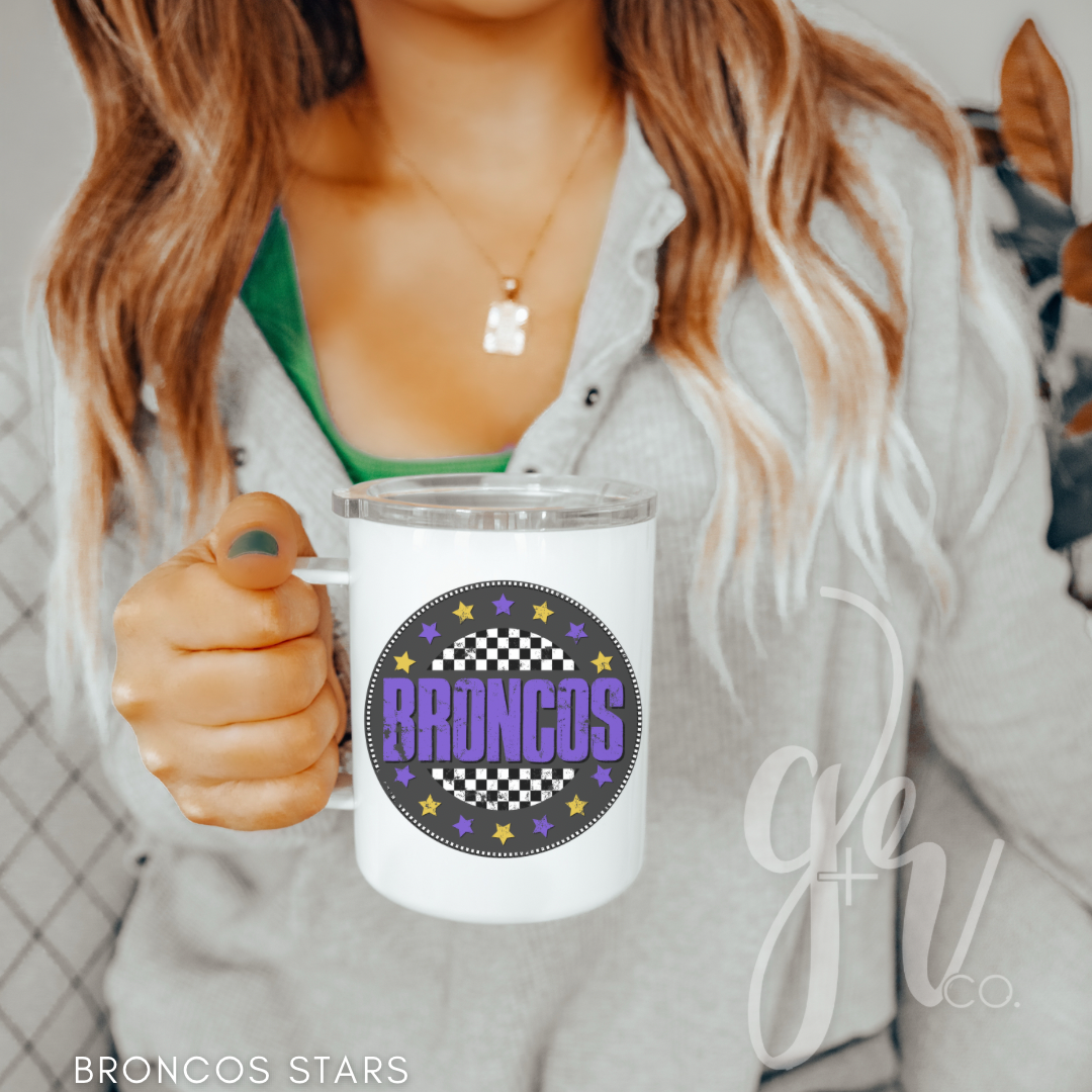 Sample School Spirit Travel Mugs (Multiple Designs)