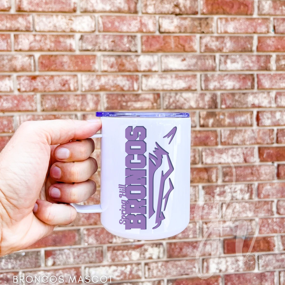 Sample School Spirit Travel Mugs (Multiple Designs)