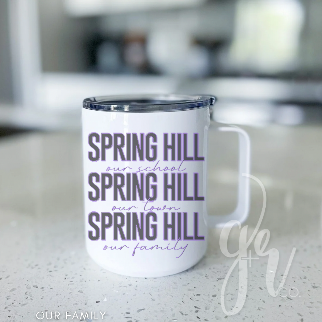 Sample School Spirit Travel Mugs (Multiple Designs)