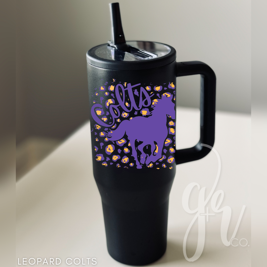 Sample School Spirit 40oz HydroTumblers (Multiple Designs)