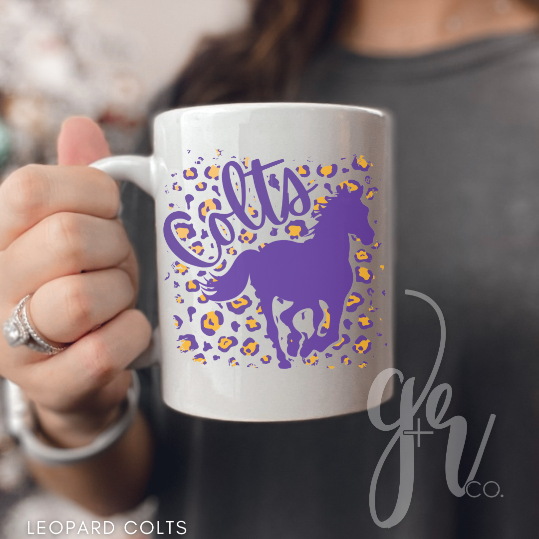 Sample School Spirit Ceramic Mugs (Multiple Designs)