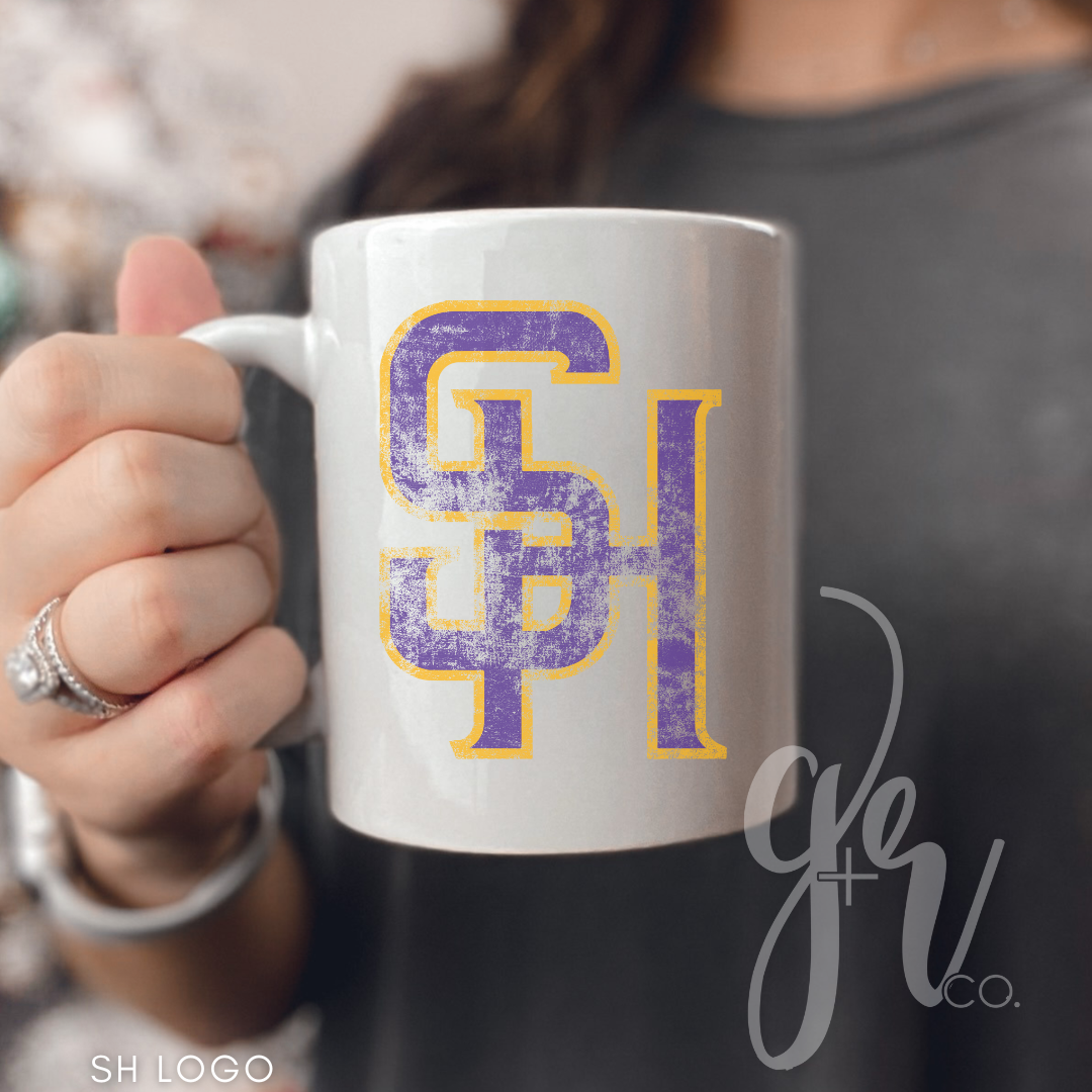 Sample School Spirit Ceramic Mugs (Multiple Designs)