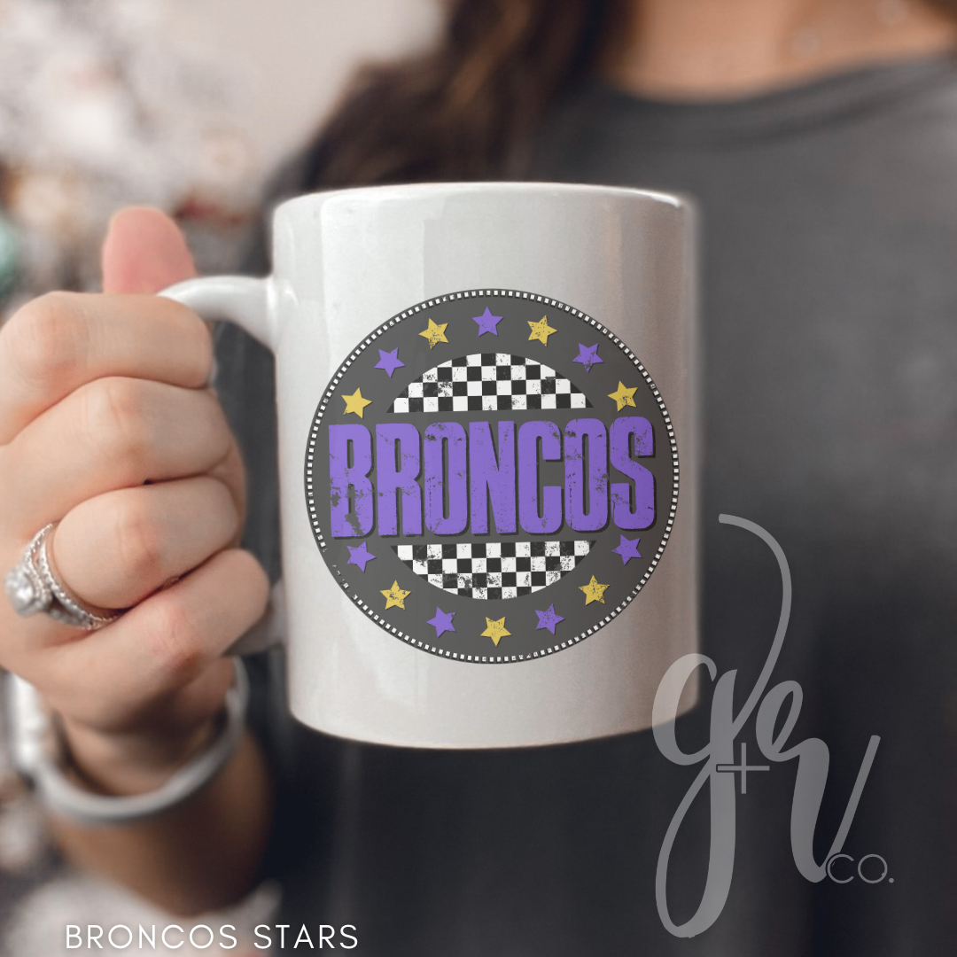 Sample School Spirit Ceramic Mugs (Multiple Designs)