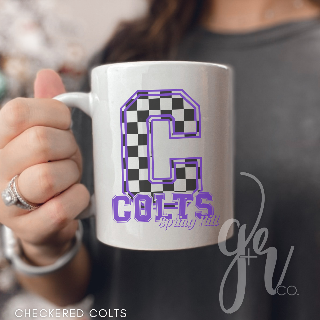 Sample School Spirit Ceramic Mugs (Multiple Designs)