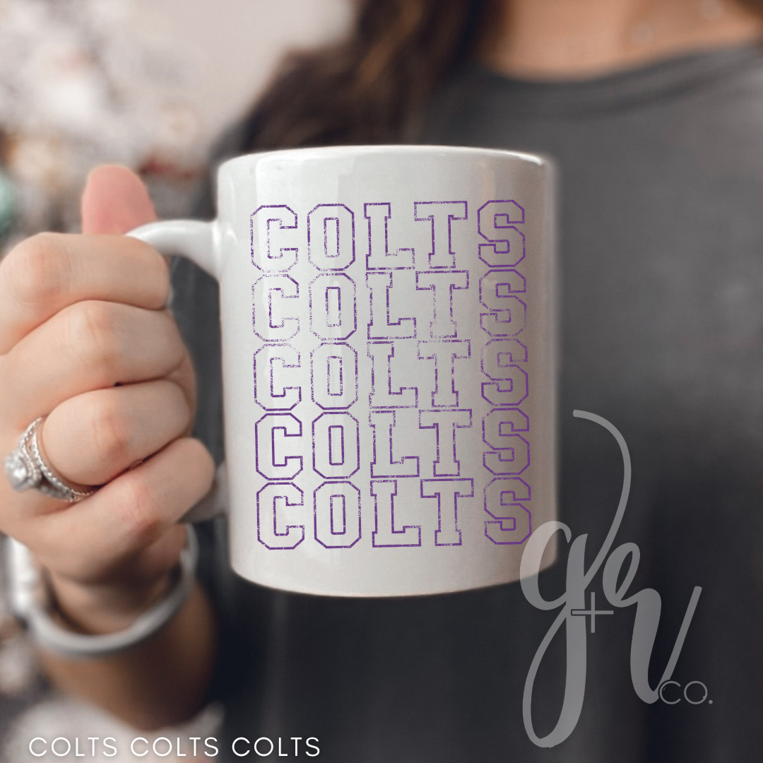 Sample School Spirit Ceramic Mugs (Multiple Designs)
