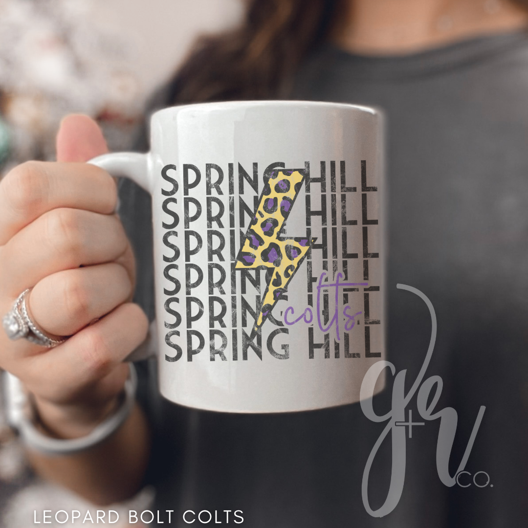 Sample School Spirit Ceramic Mugs (Multiple Designs)