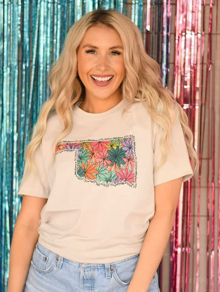 Mom+Me - Floral State Tees