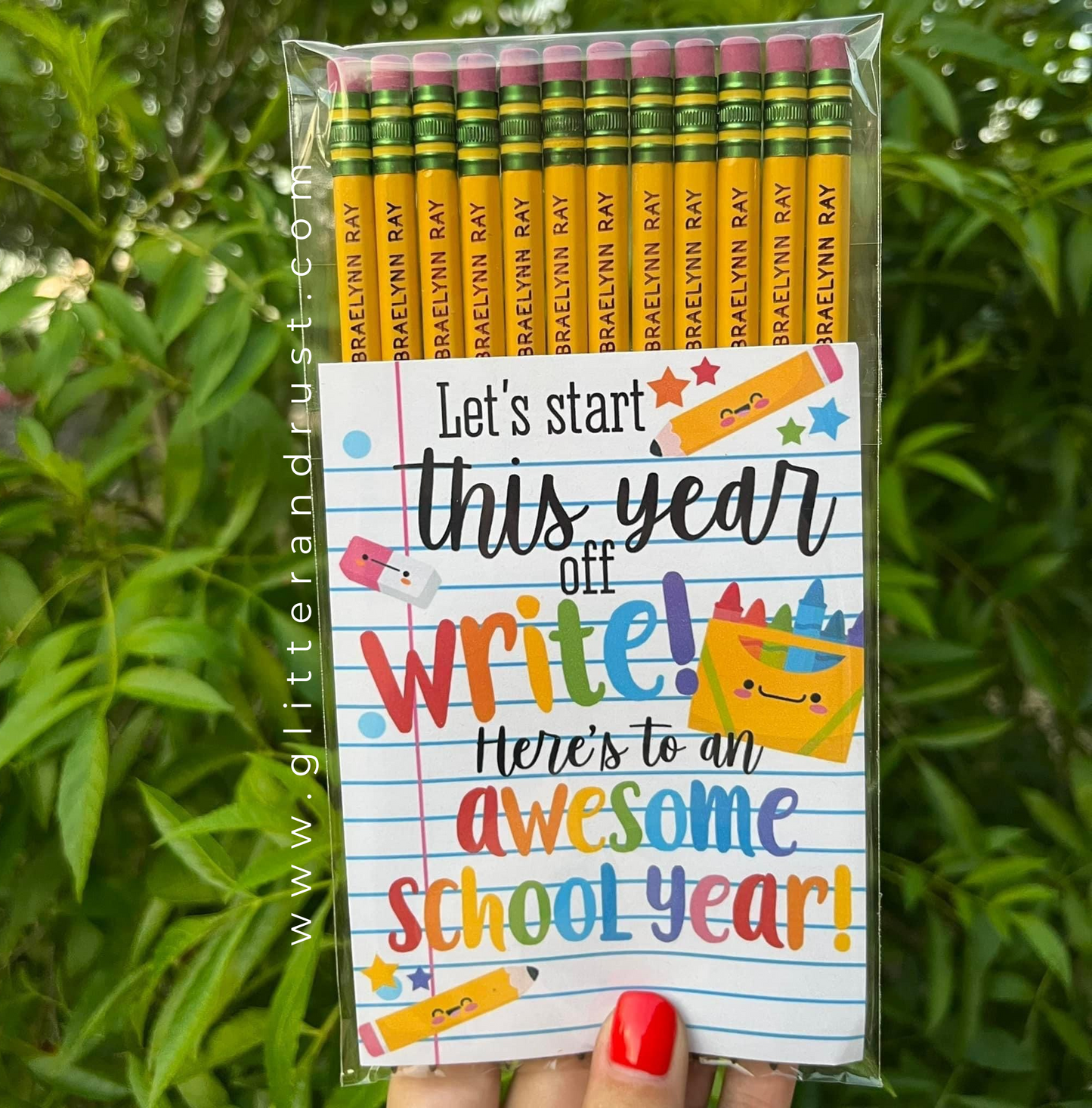 Personalized Pencils