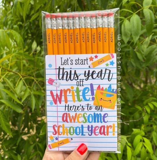 Personalized Pencils