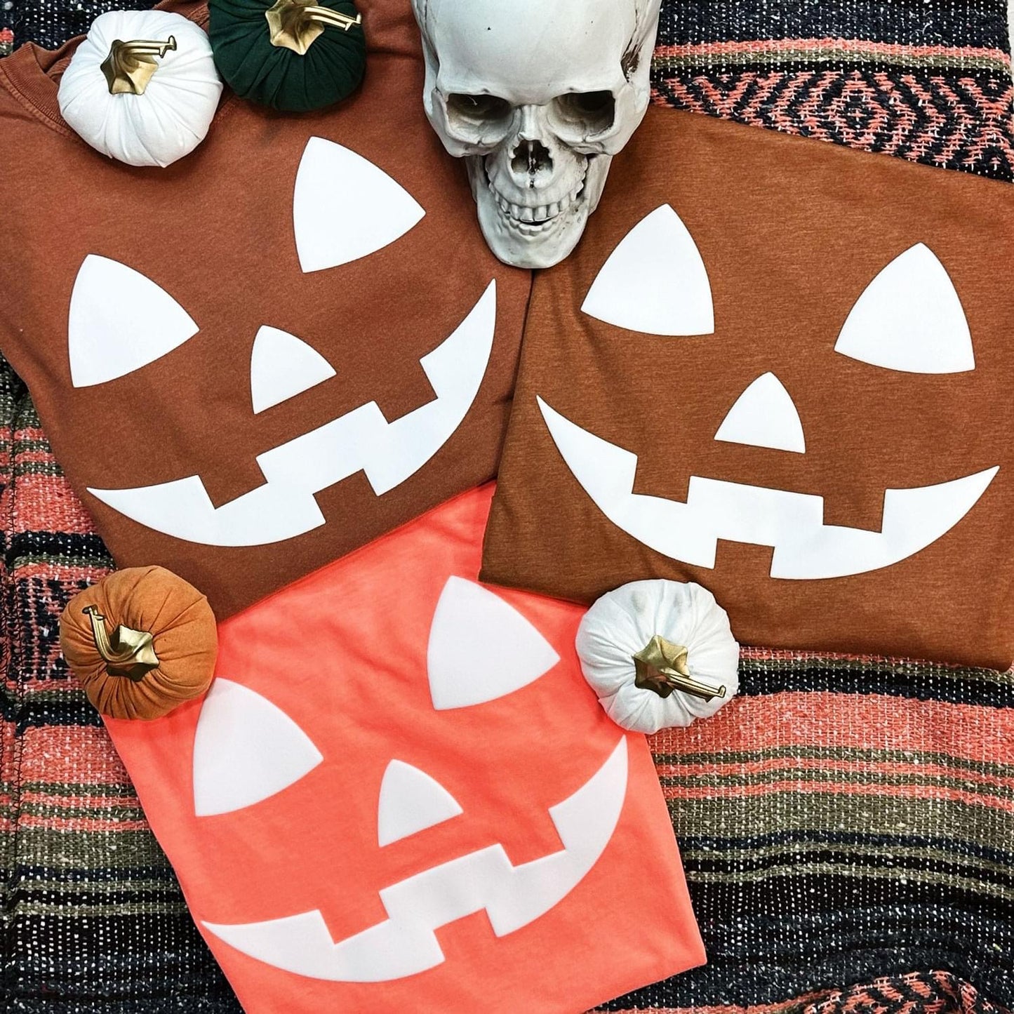 Jack-O-Lantern Puff Tees