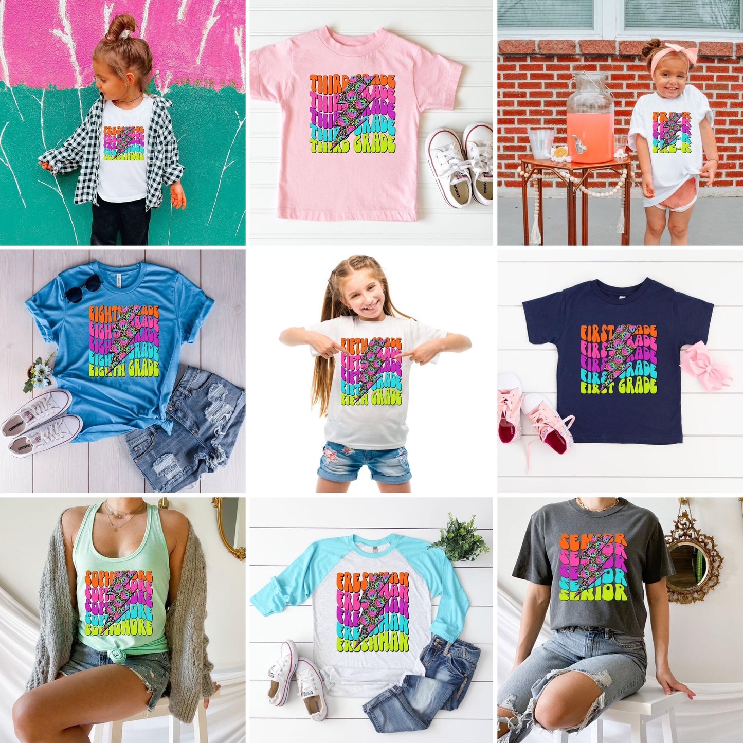 Neon Bolt Grades + Staff