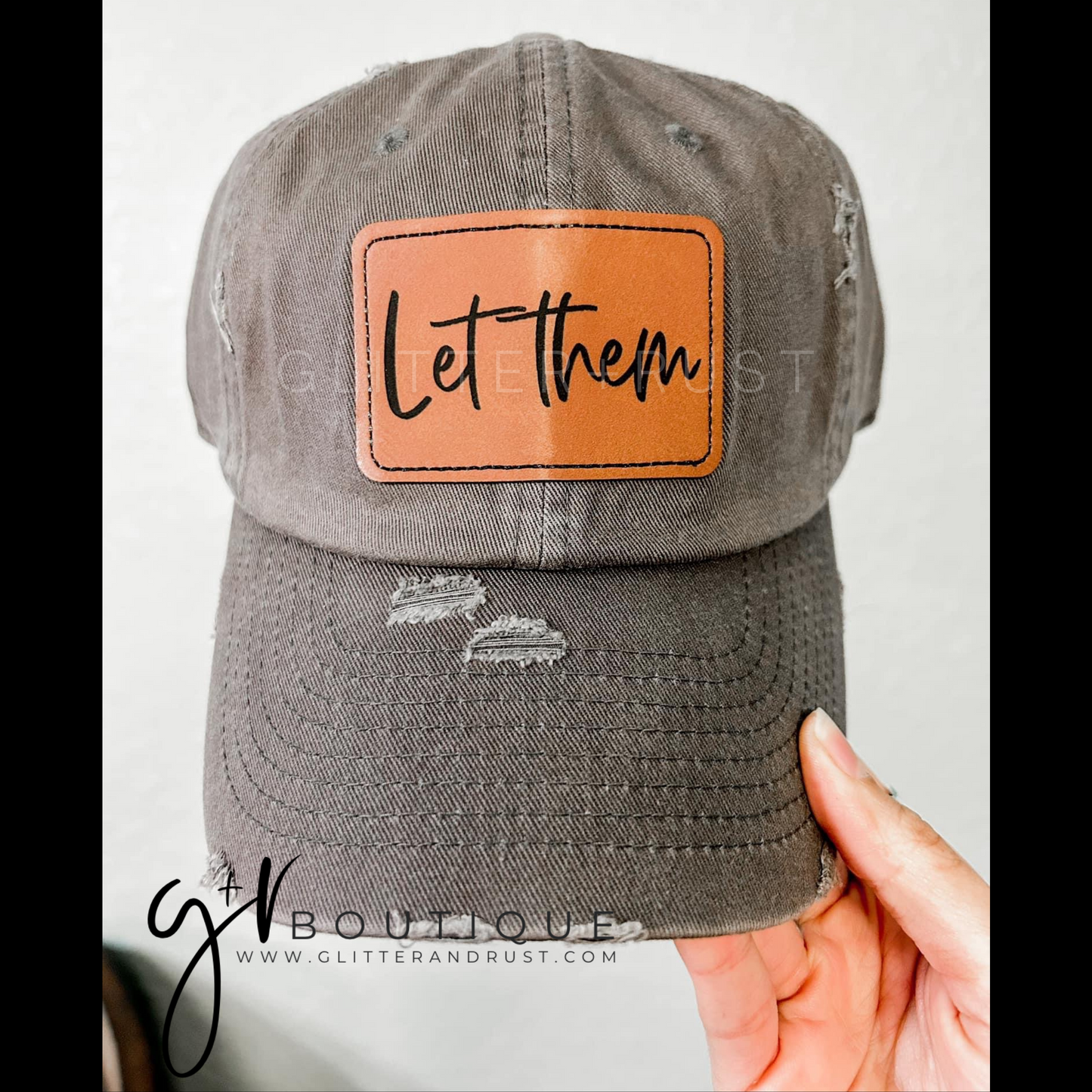 Custom Leather Patch Snapback Hats