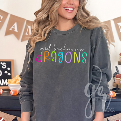 Sample School Spirit Neon