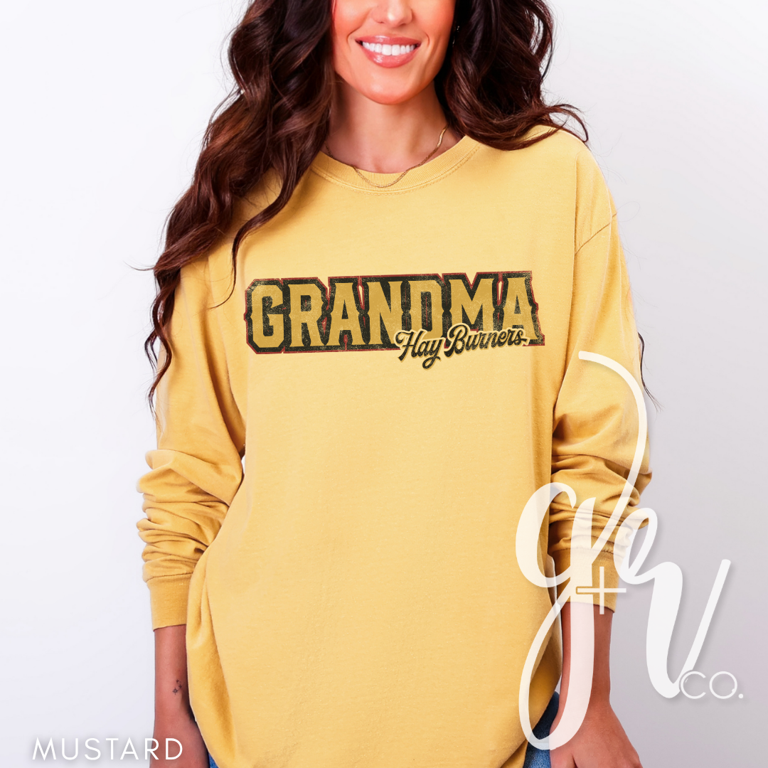 Hay Burners Custom Name (Tees+Sweatshirts)