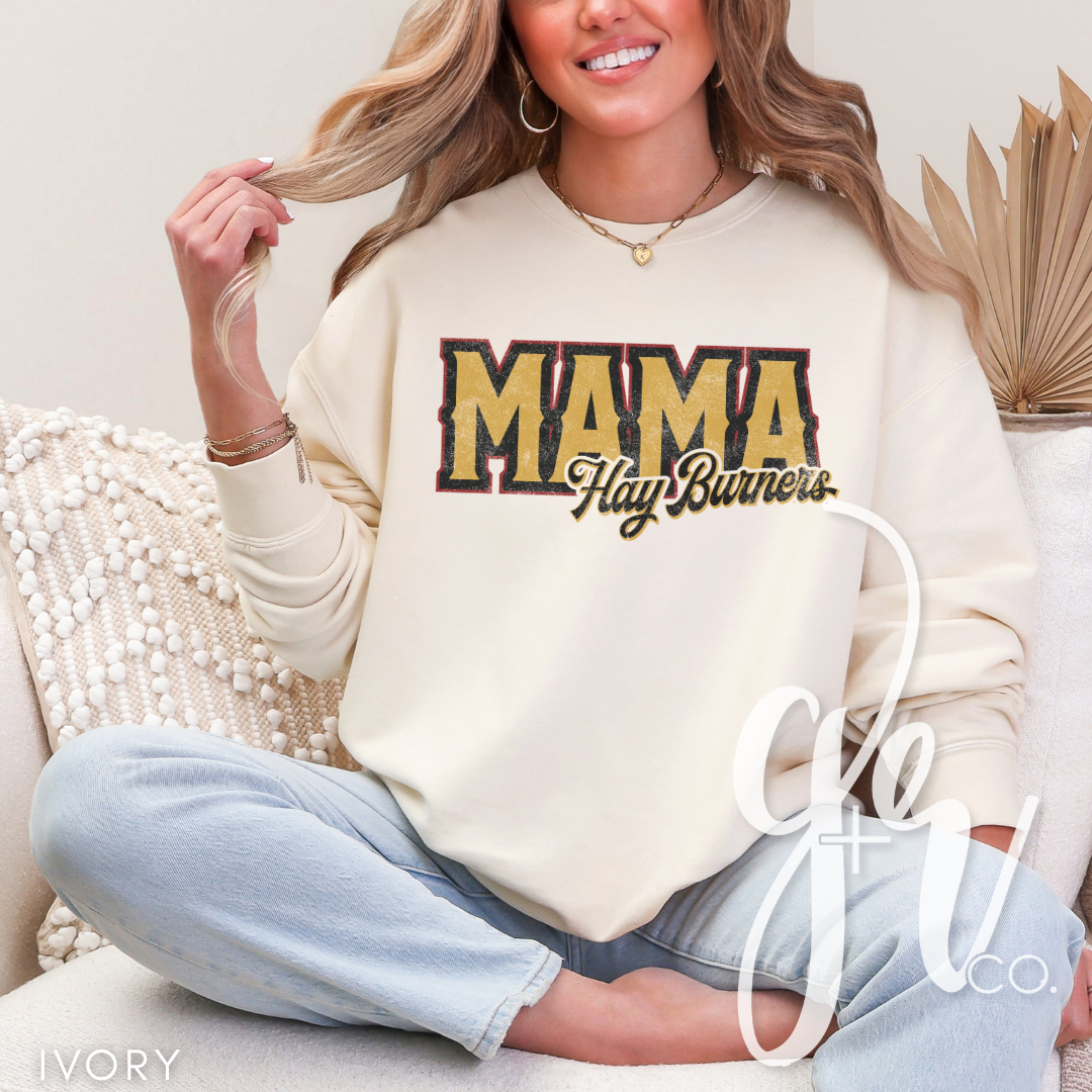 Hay Burners Custom Name (Tees+Sweatshirts)