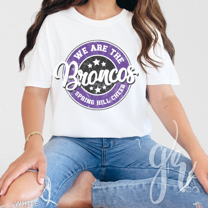 We Are the Broncos Cheer (Tees+Sweatshirts)