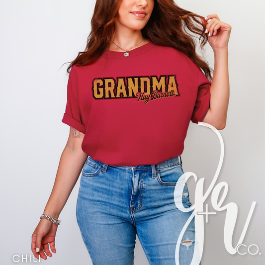 Hay Burners Custom Name (Tees+Sweatshirts)
