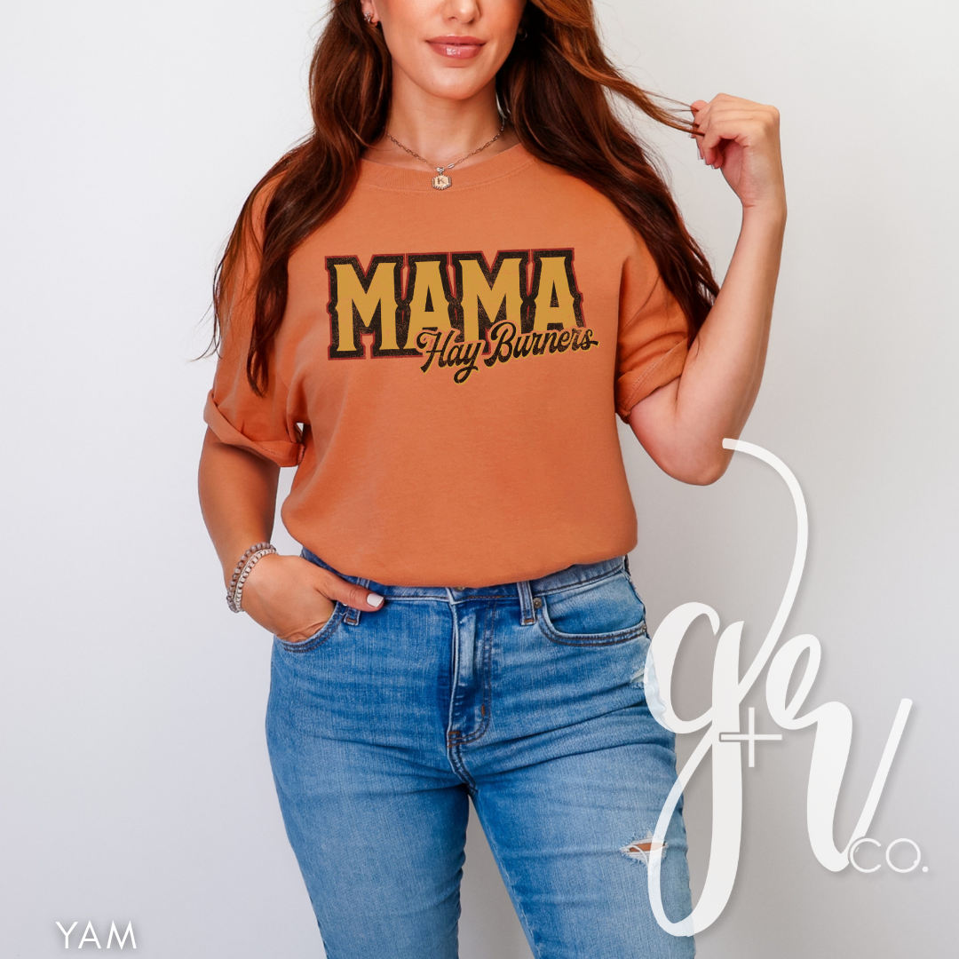 Hay Burners Custom Name (Tees+Sweatshirts)