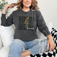 Leopard Bolt Broncos (Tees+Sweatshirts)