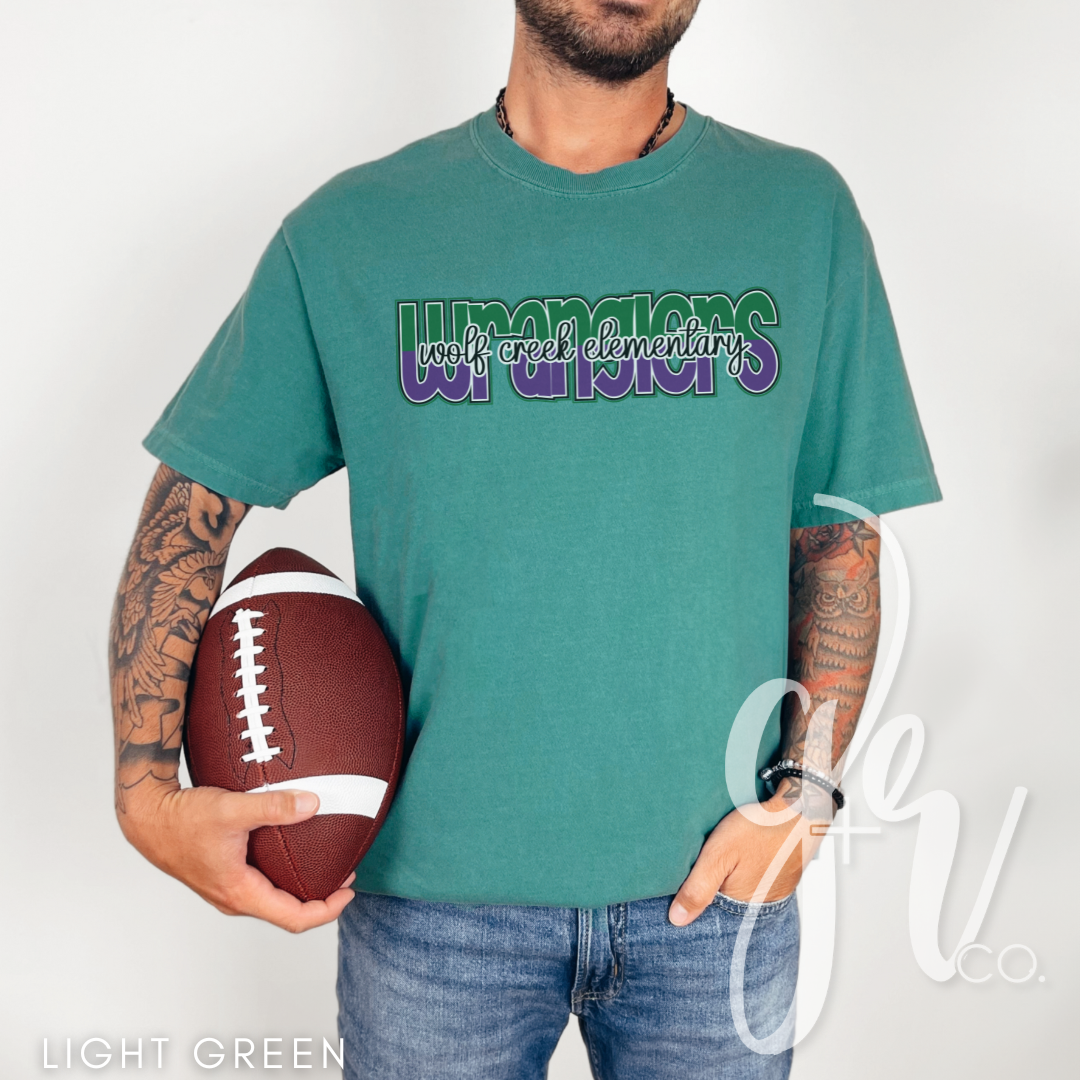 WCES Split Color (Tees+Sweatshirts)