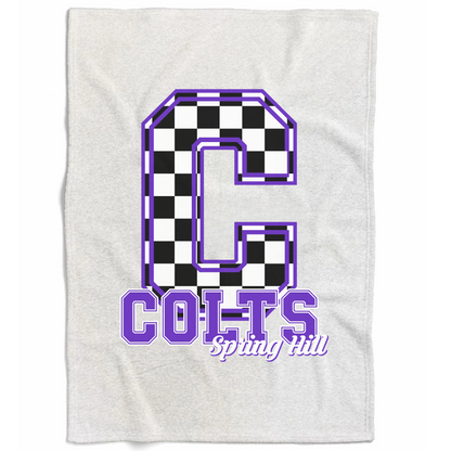 Sample School Spirit Sweatshirt Blankets
