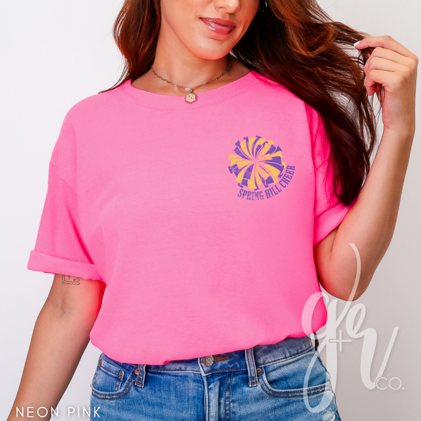 Spring Hill Cheer Varsity Pocket (Tees+Sweatshirts)