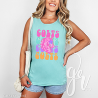 Neon Preppy Mascot - Colts