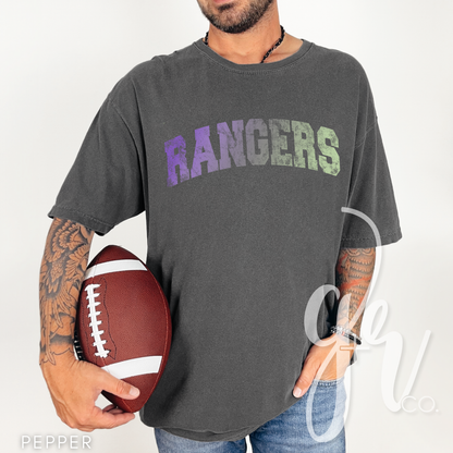 Distressed Varsity Rangers (Tees+Sweatshirts)
