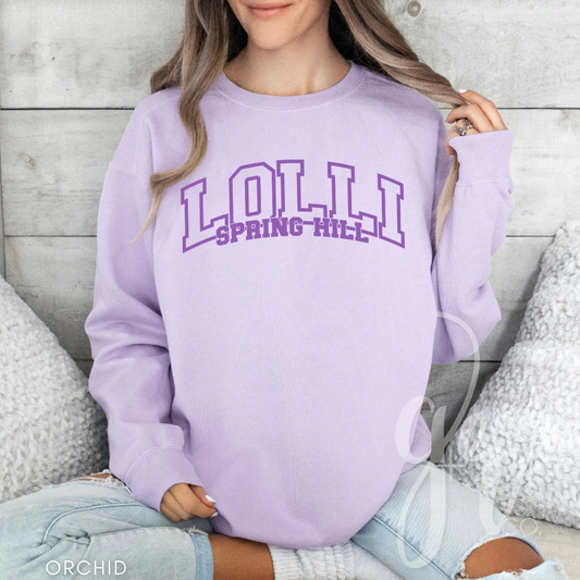 Custom Name Varsity (Tees+Sweatshirts)