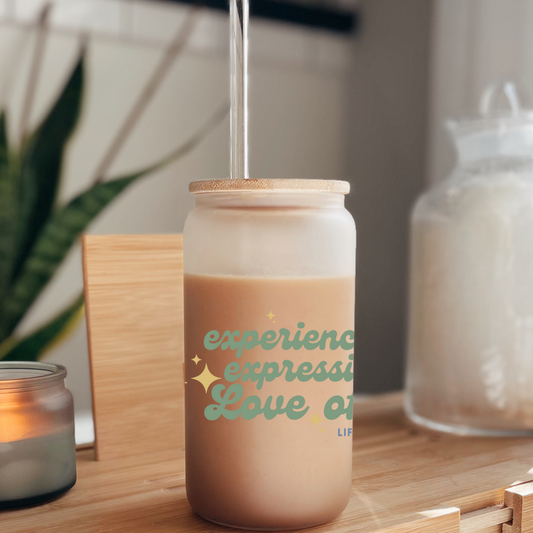 Life Spring Glass Sippers+Straws (Multiple Designs)