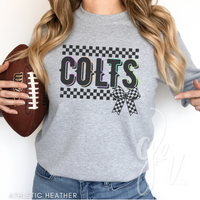 Colts Checkered Bow