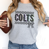 Colts Checkered Bow