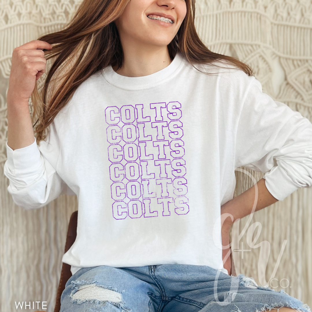 SH Varsity Mascots - Colts or Broncos (Tees+Sweatshirts)