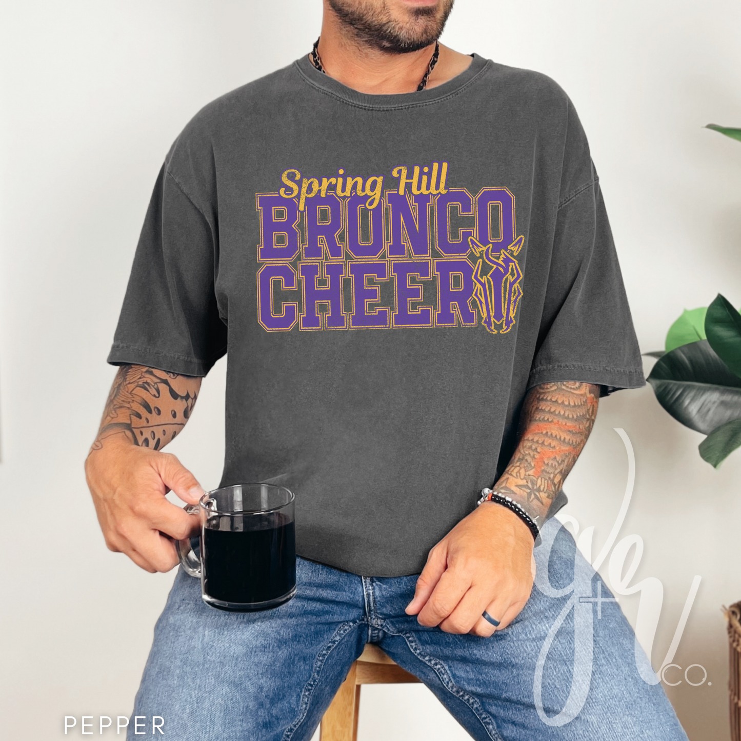 Bronco Cheer Varsity (Tees+Sweatshirts)