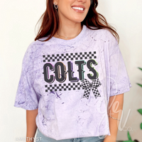Colts Checkered Bow
