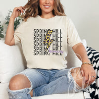Leopard Bolt Broncos (Tees+Sweatshirts)