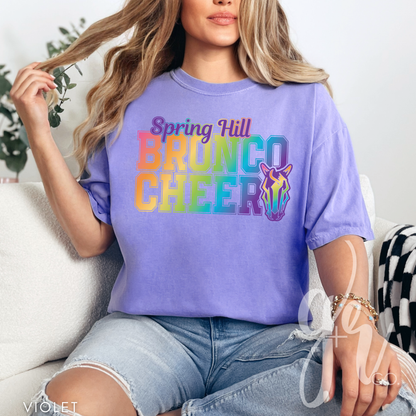 Bronco Cheer Varsity - Neon (Tees+Sweatshirts)