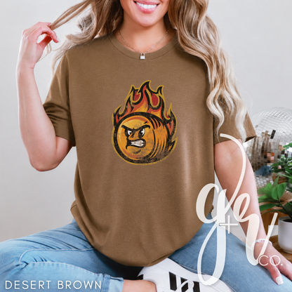 Hay Burners Distressed Mascot (Tees+Sweatshirts)