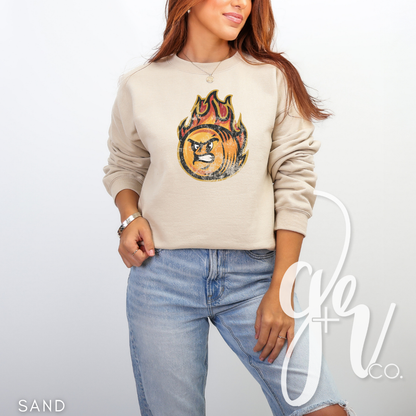 Hay Burners Distressed Mascot (Tees+Sweatshirts)