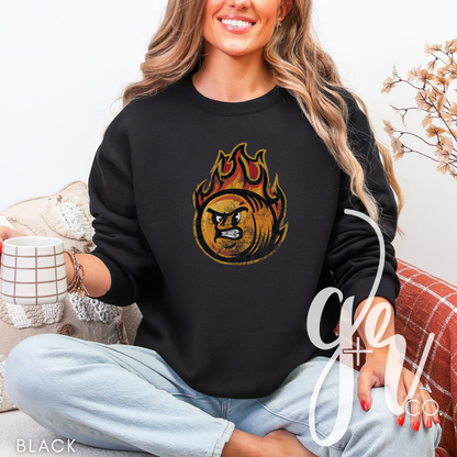 Hay Burners Distressed Mascot (Tees+Sweatshirts)
