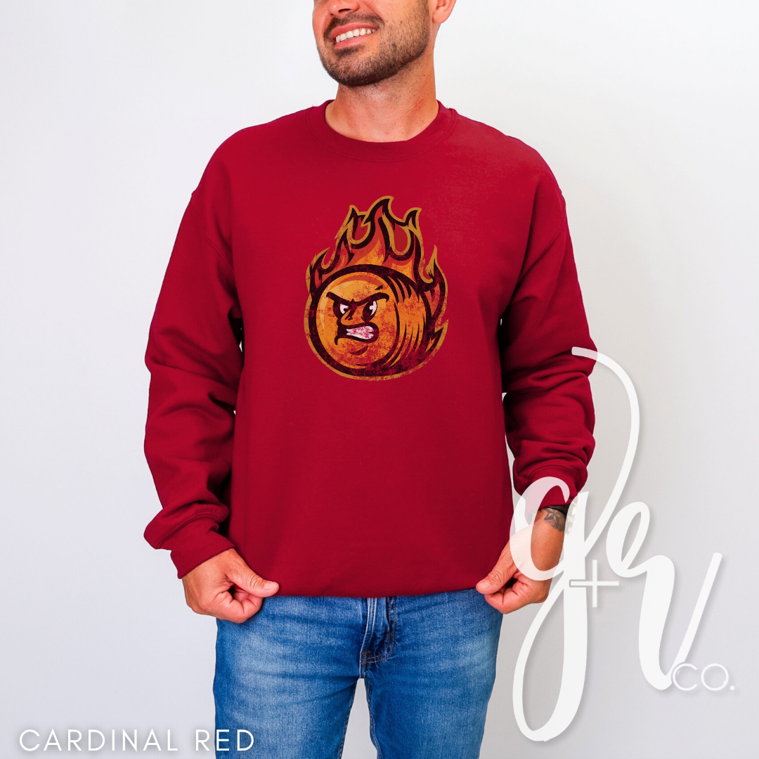 Hay Burners Distressed Mascot (Tees+Sweatshirts)