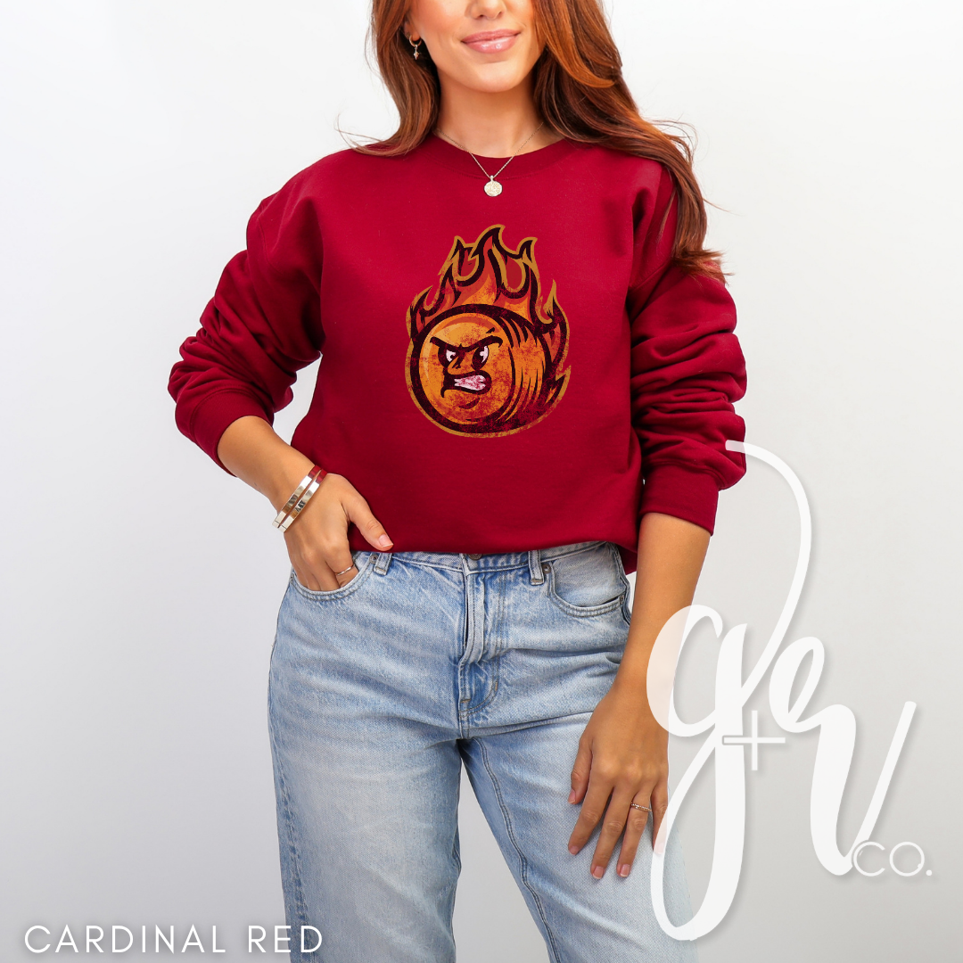Hay Burners Distressed Mascot (Tees+Sweatshirts)