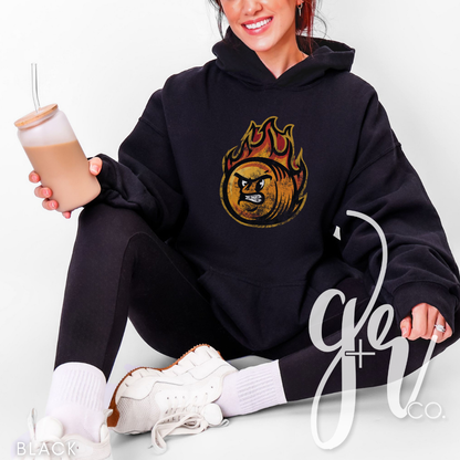 Hay Burners Distressed Mascot (Tees+Sweatshirts)